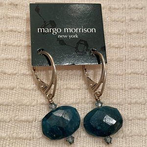 Sweet Margo Morrison Flat Faceted Apalite Earrings
